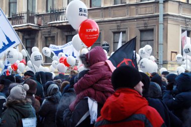 Ücretsiz seçimleri St Petersburg (Rusya) 4 Şubat 2012 tarihinde Toplantı