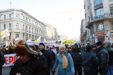 Ücretsiz seçimleri St Petersburg (Rusya) 4 Şubat 2012 tarihinde Toplantı