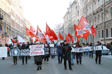 Ücretsiz seçimleri St Petersburg (Rusya) 4 Şubat 2012 tarihinde Toplantı