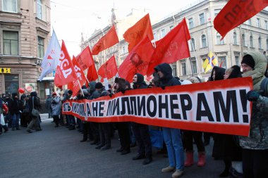 Ücretsiz seçimleri St Petersburg (Rusya) 4 Şubat 2012 tarihinde Toplantı