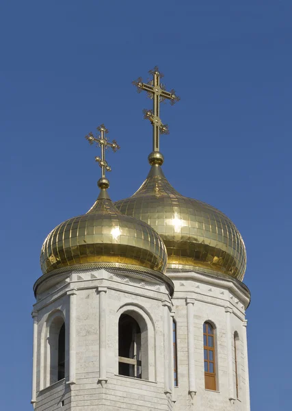 Θόλο του καθεδρικού ναού του Χριστού στον καθεδρικό ναό του Σωτήρα στο pyatigor — Φωτογραφία Αρχείου