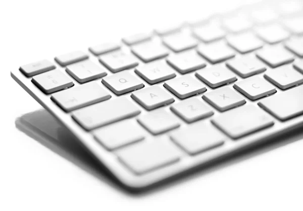 White computer keyboard — Stock Photo, Image