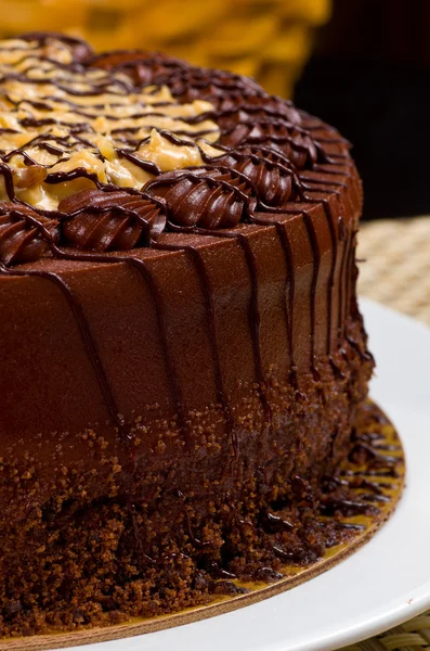 Alman çikolata fudge kek — Stok fotoğraf