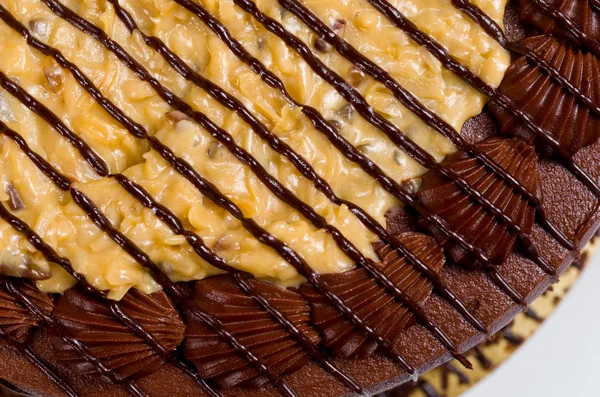 German Chocolate Fudge Cake — Stock Photo, Image