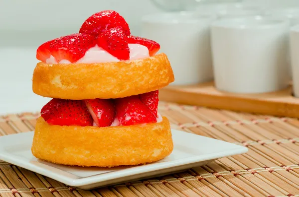 Strawberry Shortcake — Stok Foto