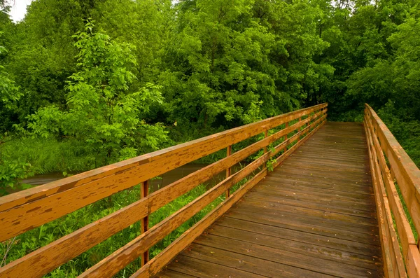 Wooden Bridge — Stock Photo, Image