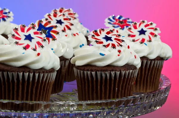 Amerikanska cupcakes — Stockfoto