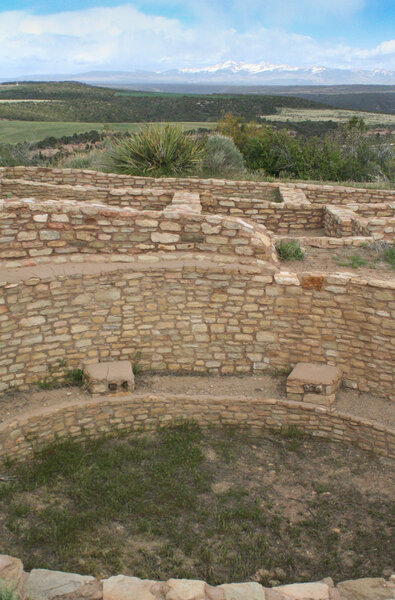 Pueblo Indian sandstone dwellings, Mesa Verde, CO #4