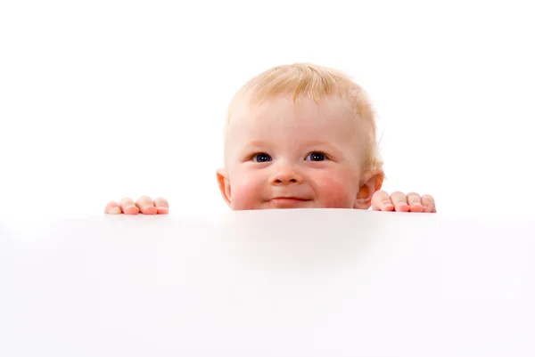 Małe dziecko peeps — Zdjęcie stockowe