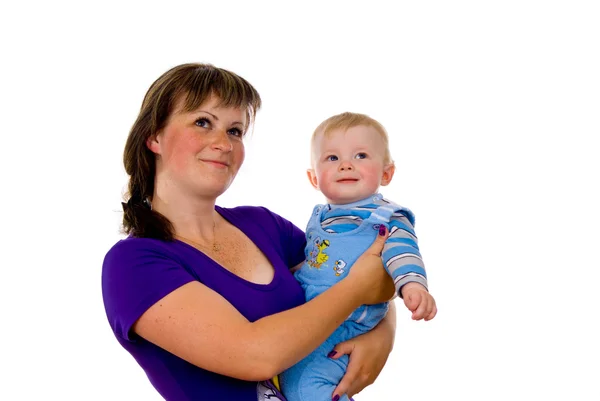 Madre con un hermoso bebé Fotos de stock