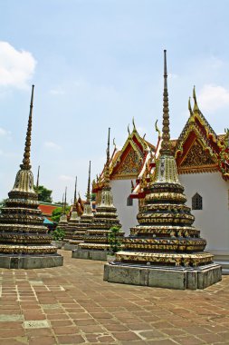 Görünüm wat pho, bangkok, Tayland.