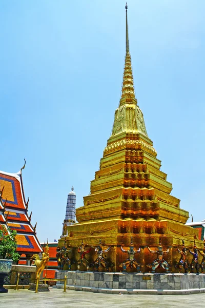 Weergave van wat phra kaeo, bangkok. — Stockfoto