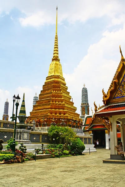 Veduta di Wat Phra Kaeo, Bangkok . — Foto Stock