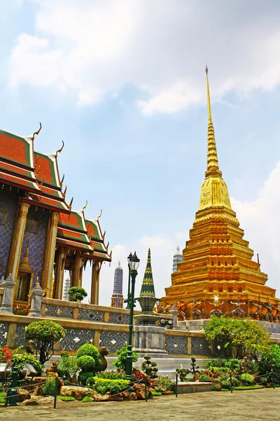 Άποψη του wat phra kaeo, Μπανγκόκ. — Φωτογραφία Αρχείου
