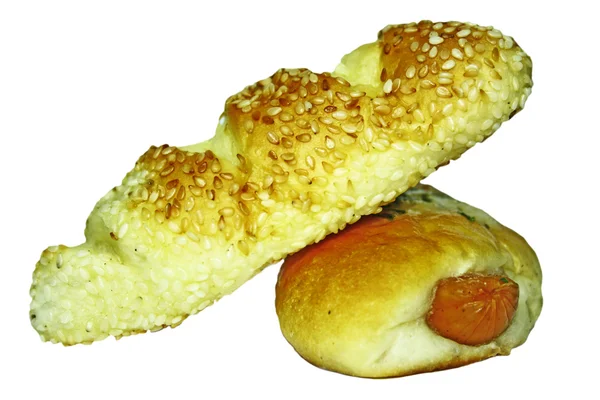 两个面包 — 图库照片