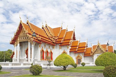 Wat Benchamabophit Dusitvanaram, Bangkok. clipart