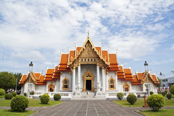 Wat Benchamabophit Dusitvanaram, Bancoc . — Fotografia de Stock