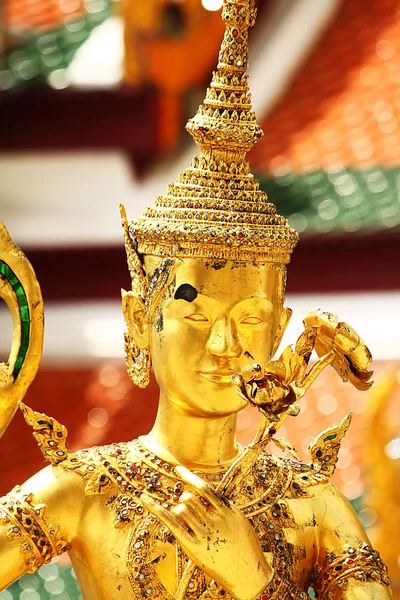 stock image Thai sculpture at Wat Phra Kaeo, Bangkok