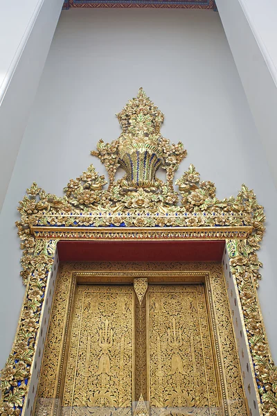 Ταϊλάνδης τέχνη στην πόρτα — Φωτογραφία Αρχείου