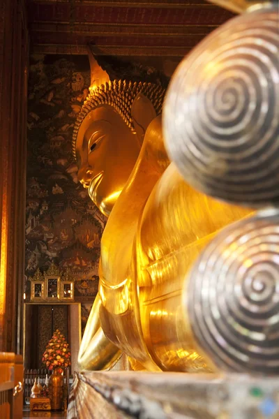 Fekvő Buddha, Wat Pho, Bangkok — Stock Fotó