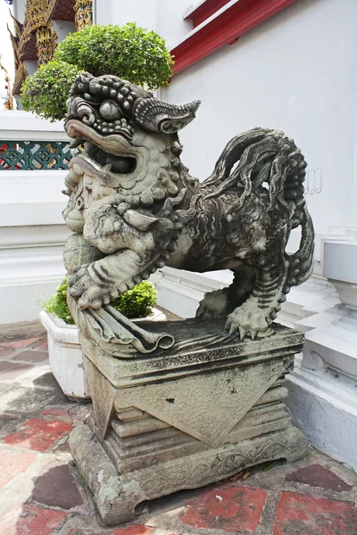 Kamenní lvi, čínský styl. — Stock fotografie