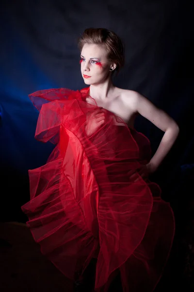 Geisha rossa — Foto Stock