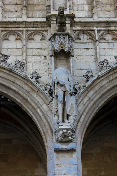 Gotycka katedra w Belgii — Zdjęcie stockowe