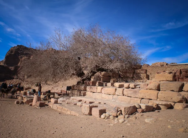 Η πέτρα στην Ιορδανία — Φωτογραφία Αρχείου