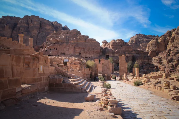 Petra en Jordania — Foto de Stock