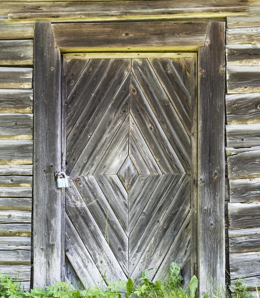 Vecchio sfondo porta in legno — Foto Stock