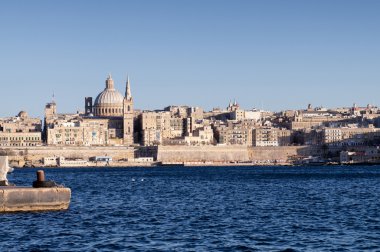 Görünüm Valletta, malta.