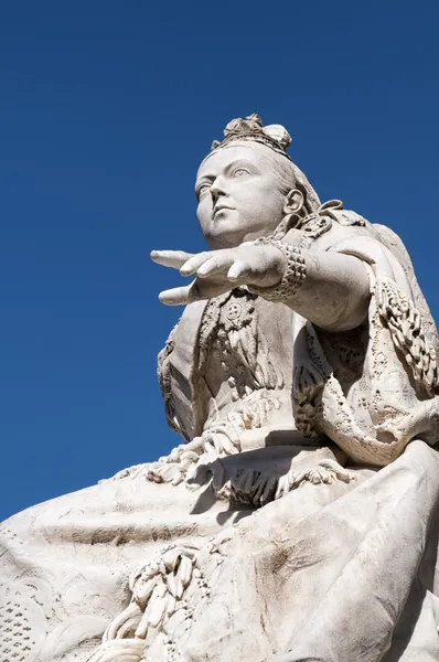 Kraliçe victoria heykel — Stok fotoğraf