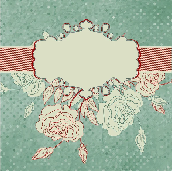 Vintage flower scrap template design ⬇ Vector Image by © Danussa ...