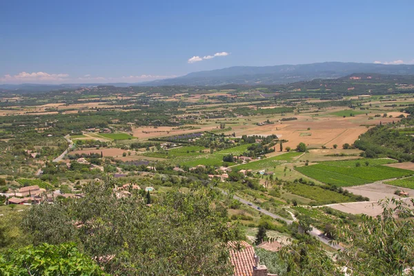 Fransa 'daki Provence bölgesinin hava görüntüsü — Stok fotoğraf