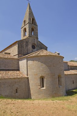 Thoronet Abbey in Provence (France) clipart