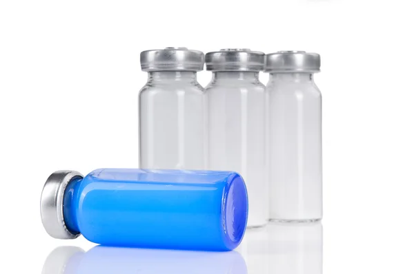 Four vials for injection — Stock Photo, Image