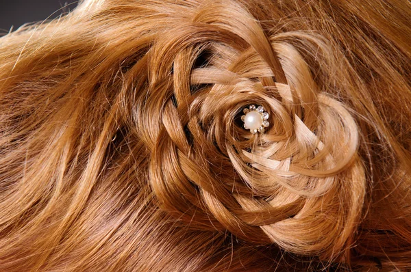 Beautiful hairstyle — Stock Photo, Image