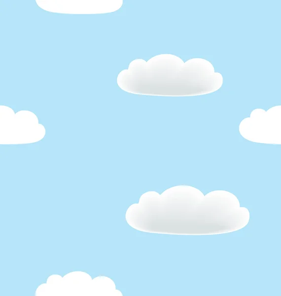 Nubes en el cielo — Vector de stock