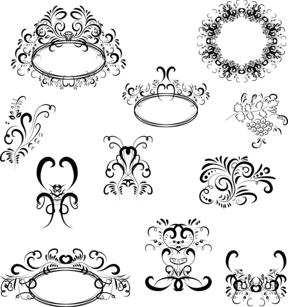 Diseño de adornos — Archivo Imágenes Vectoriales