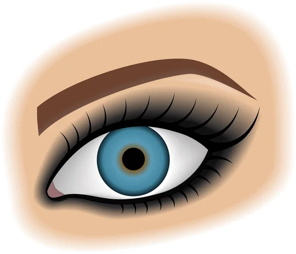 Дымчатые глаза — стоковый вектор