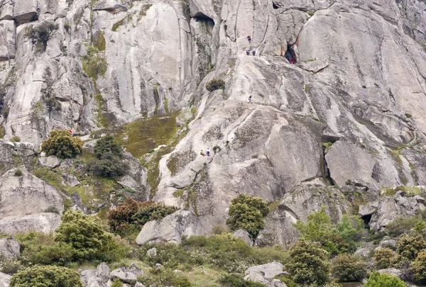 stock image Climbers at Pico de la Miel