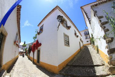 Obidos sokaklarda, Portekiz