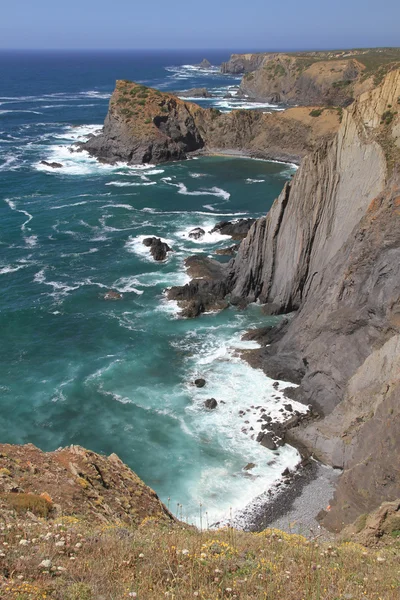 Arrifana north cliffs — Stock Photo, Image