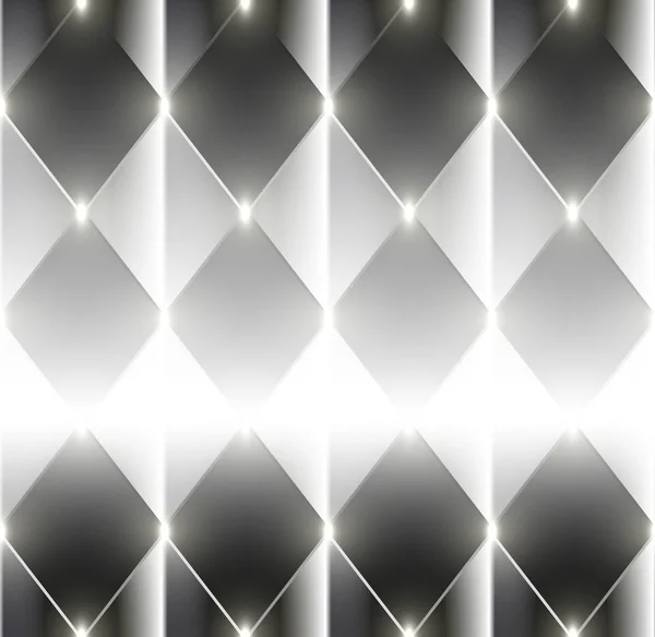 抽象的な輝く長方形銀のベクトルの背景 — ストックベクタ