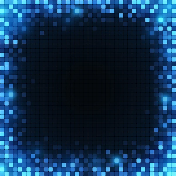 Quadro de mosaico de pixel abstrato —  Vetores de Stock