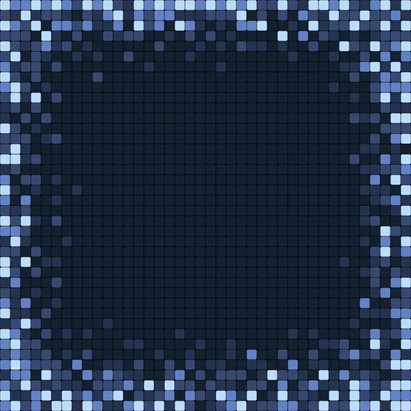 Quadro de mosaico de pixel abstrato — Vetor de Stock