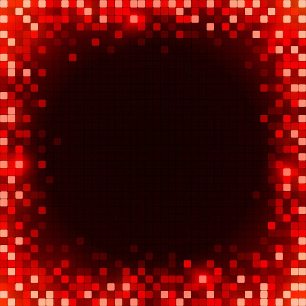 Abstrakter Pixel-Mosaikrahmen — Stockvektor
