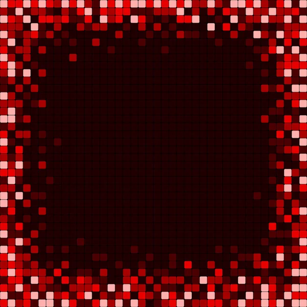 Quadro de mosaico de pixel abstrato — Vetor de Stock