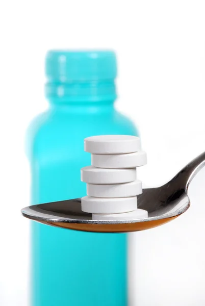 Tabletki Antacid — Zdjęcie stockowe