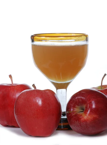 Apples and Juice — Stock Photo, Image